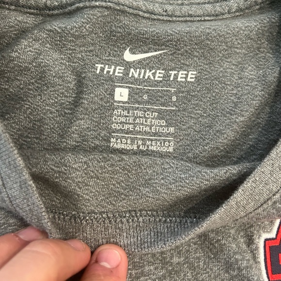 Men's Nike Charcoal Arizona Wildcats Marled Patch T-Shirt | Men’s Size L - Picture 8 of 11